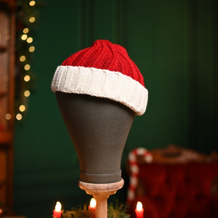 Bonnet tricot moyen de noël