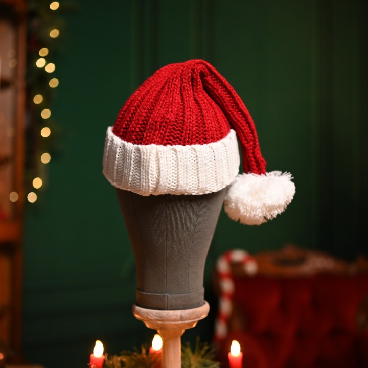 Bonnet tricot moyen de noël