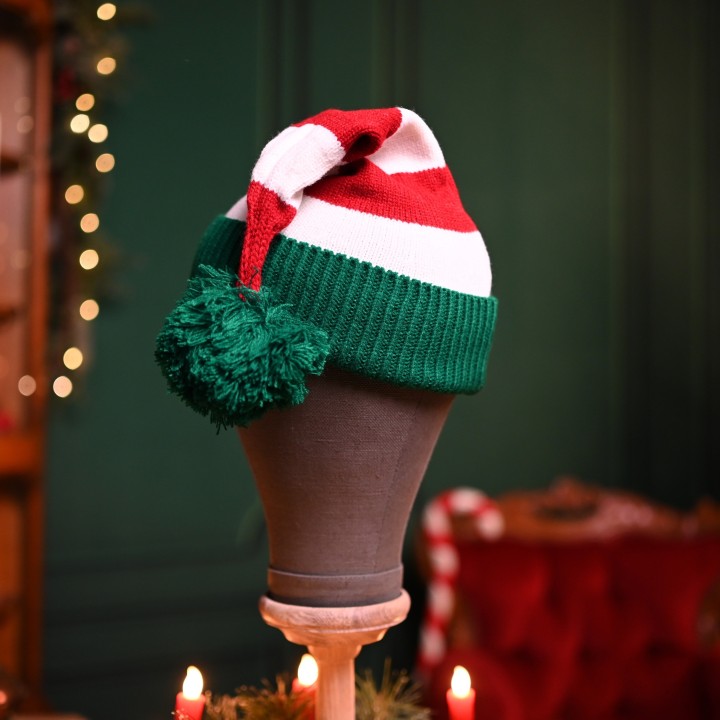 Bonnet moyen tricot fin de Noël