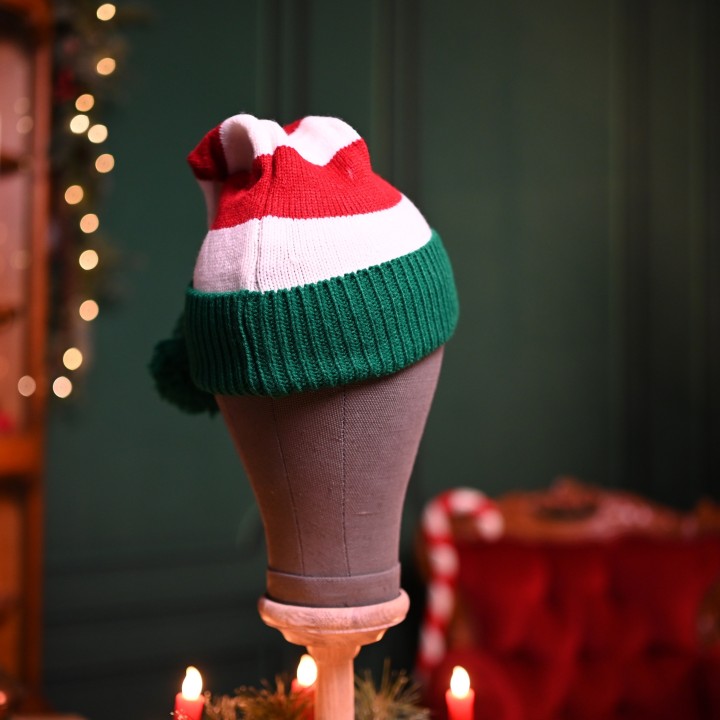 Bonnet moyen tricot fin de Noël