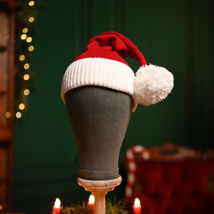 Bonnet moyen tricot fin de Noël