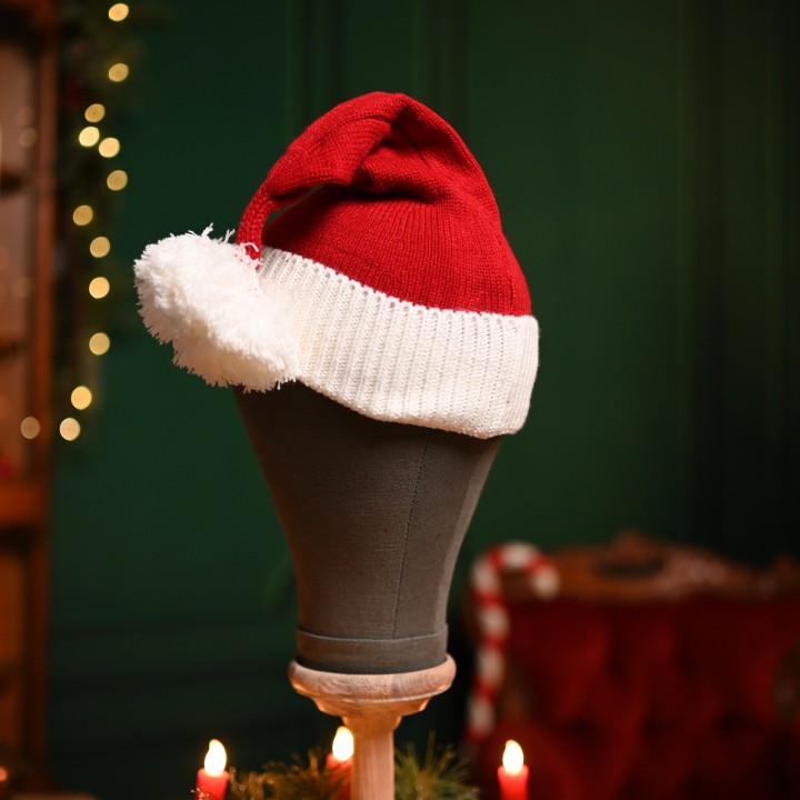 Bonnet moyen tricot fin de Noël