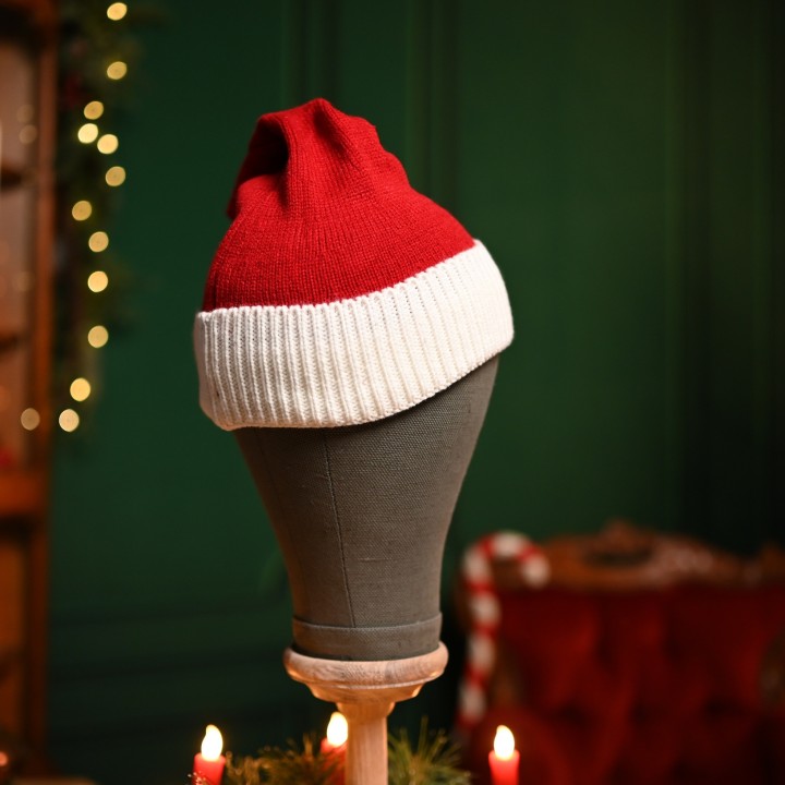 Bonnet moyen tricot fin de Noël