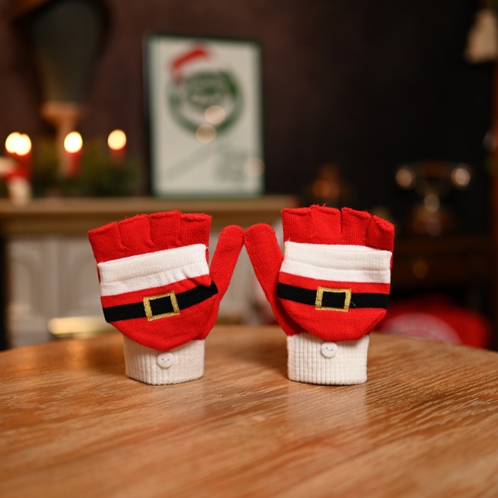 Mitaine deux en un du Père Noël