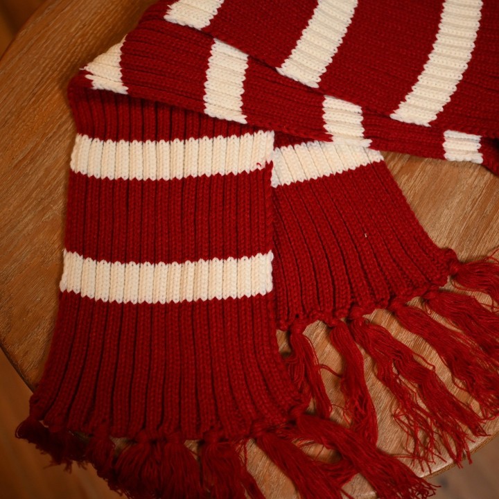 Echarpe tricot de Noël