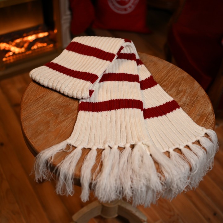 Echarpe tricot de Noël