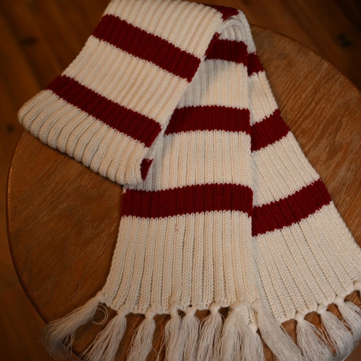 Echarpe tricot de Noël