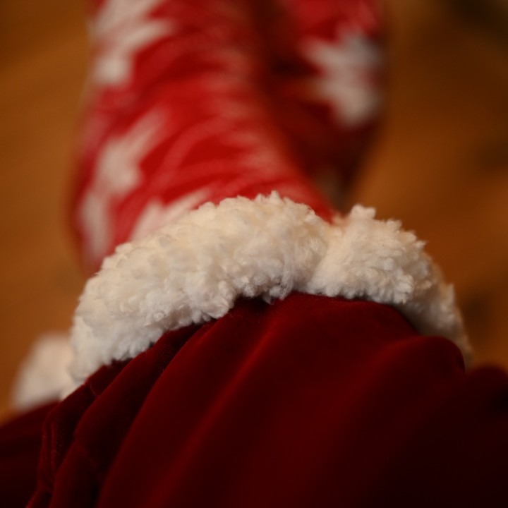 Chaussette cozy flocon de Noël