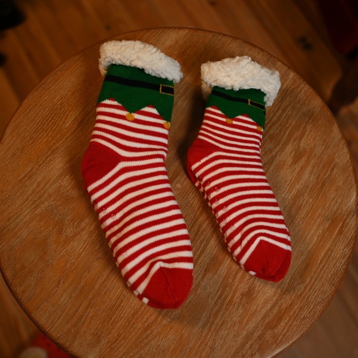 chaussette cozy petit Elfe de Noël