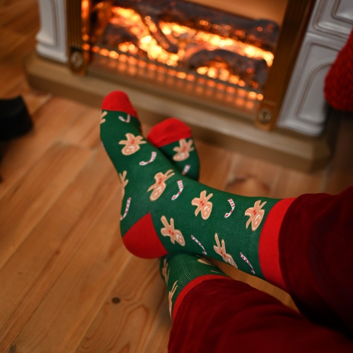 Chaussettes Pain d'épice de Noël