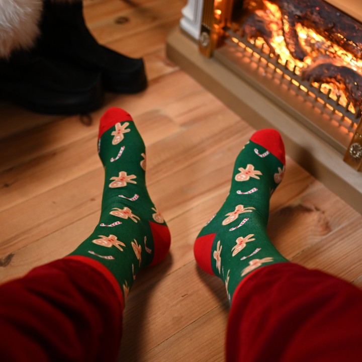 Chaussettes Pain d'épice de Noël