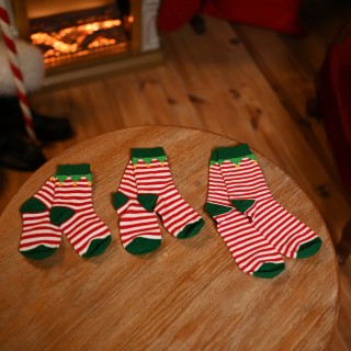 Chaussette de petit Elfe de Noël