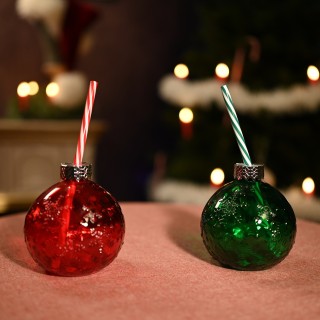 Verre boule de Noël