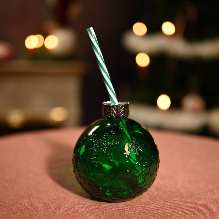 Verre boule de Noël