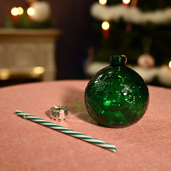 Verre boule de Noël