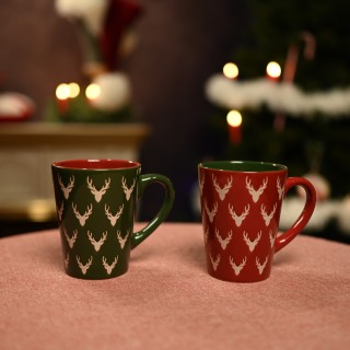 Tasse de Noël cerfs