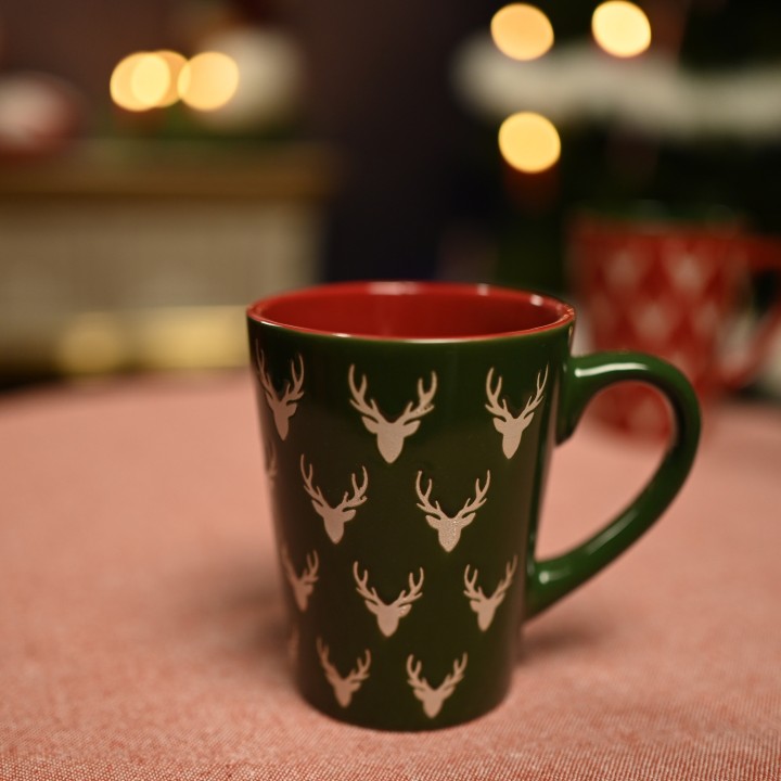 Tasse de Noël cerfs