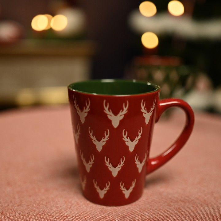 Tasse de Noël cerfs