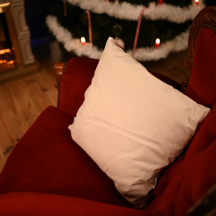 Coussin candy cane brodées