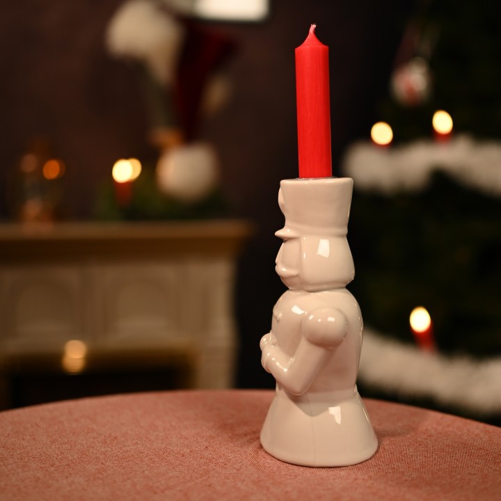 Bougeoir de Noël casse noisette