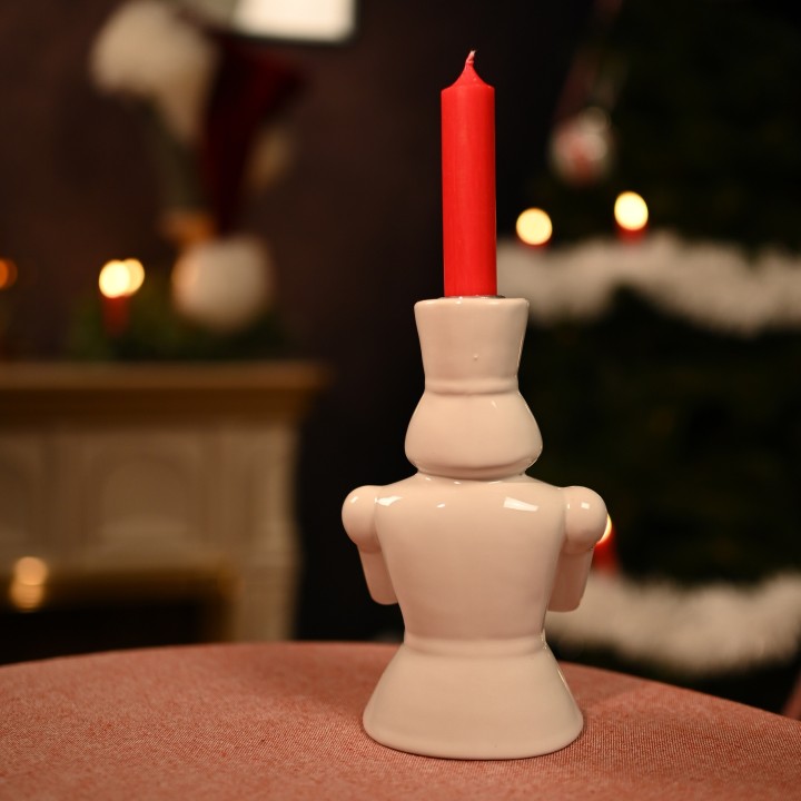 Bougeoir de Noël casse noisette