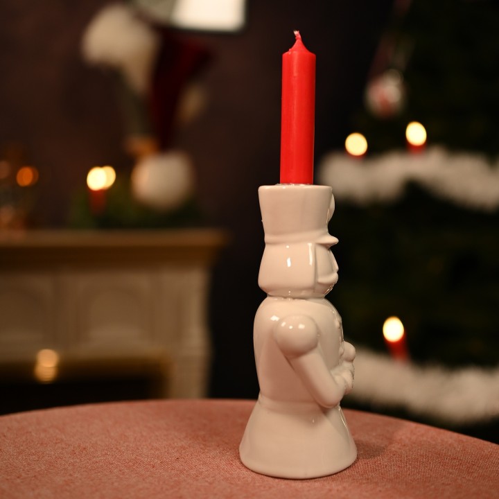 Bougeoir de Noël casse noisette