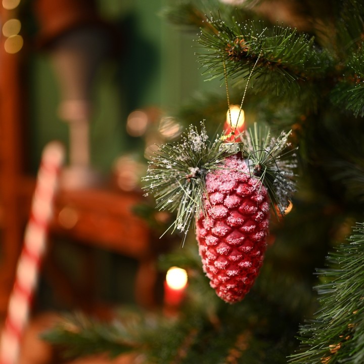 Boule de Noël pomme de pin