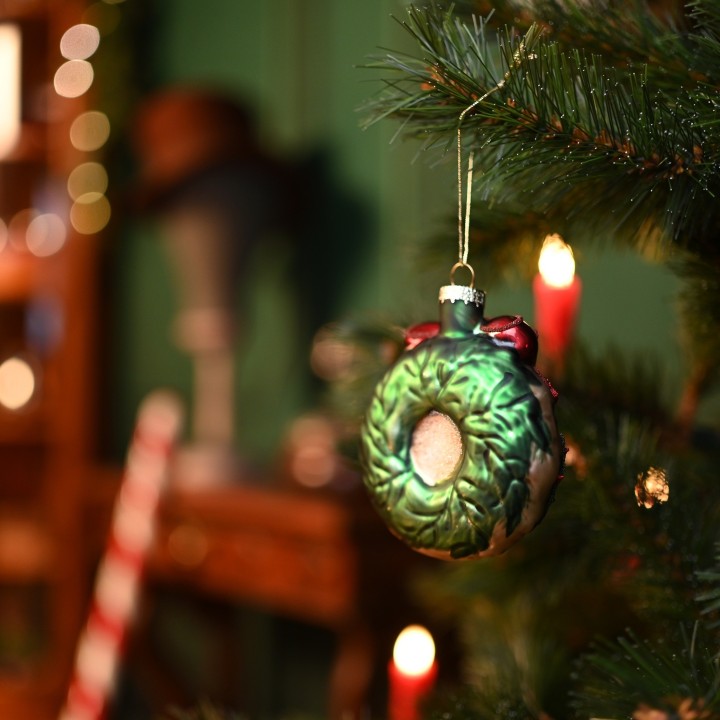 Suspension couronne de noël