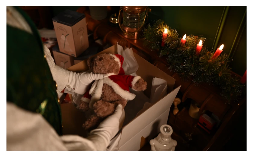 Photo de l'atelier de Noël de monsieur claus